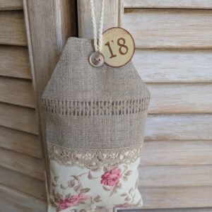 Étiquette de porte en tissu