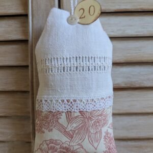 Étiquette de porte en tissu