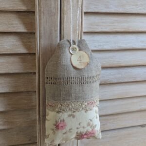 Etiquette de porte en tissu