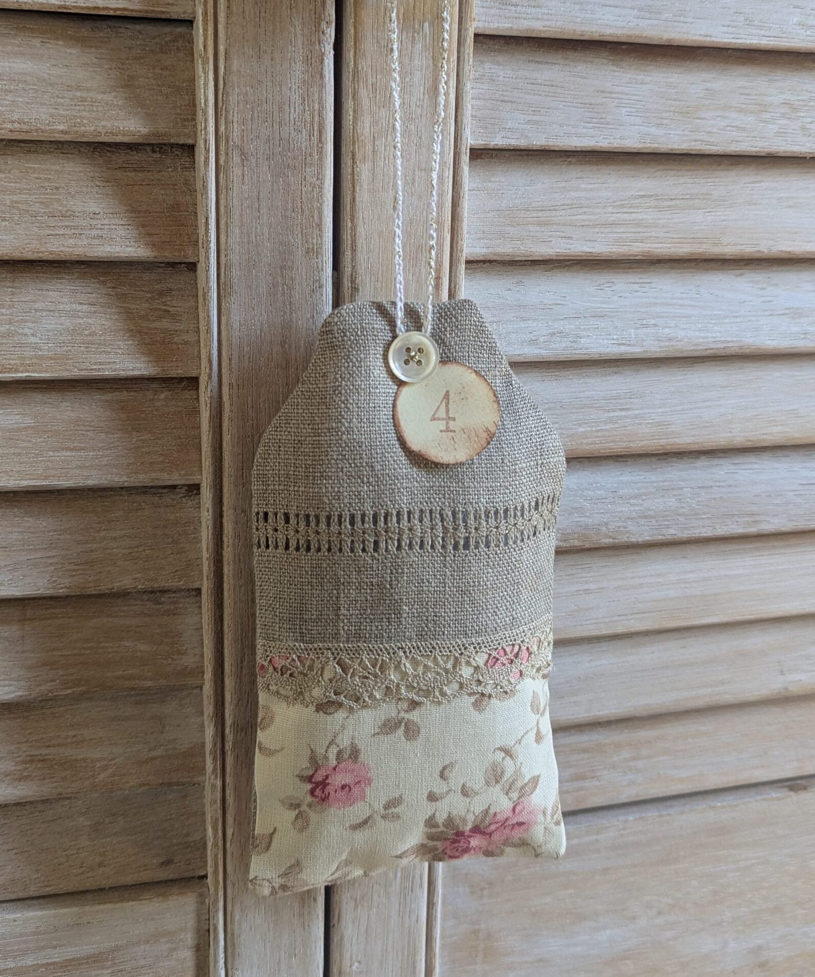 Etiquette de porte en tissu